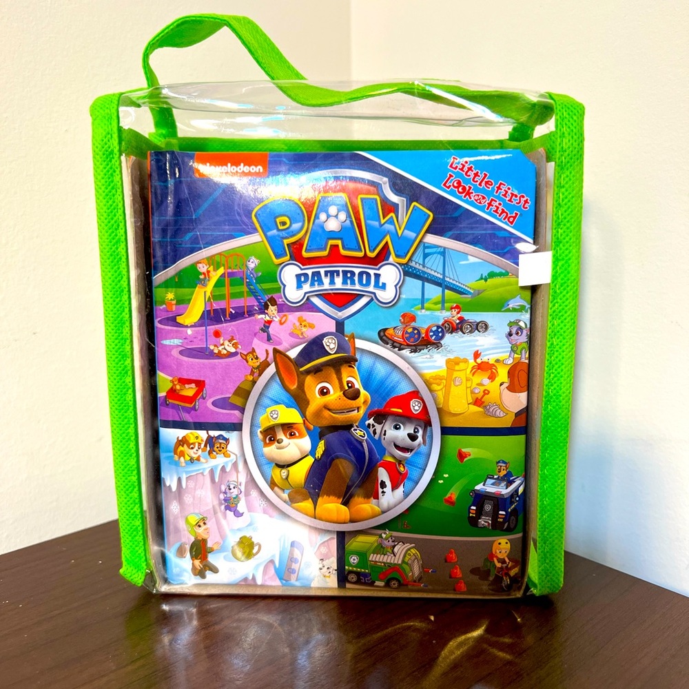 Nickelodeon Little First Look & Find 3 Books ~ Blues Clues, Paw Patrol, Skye